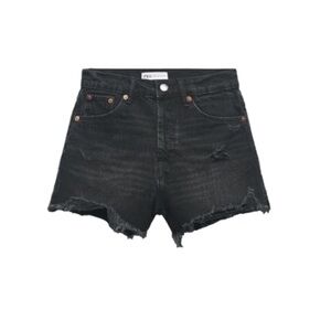 Black zara Denim Shorts